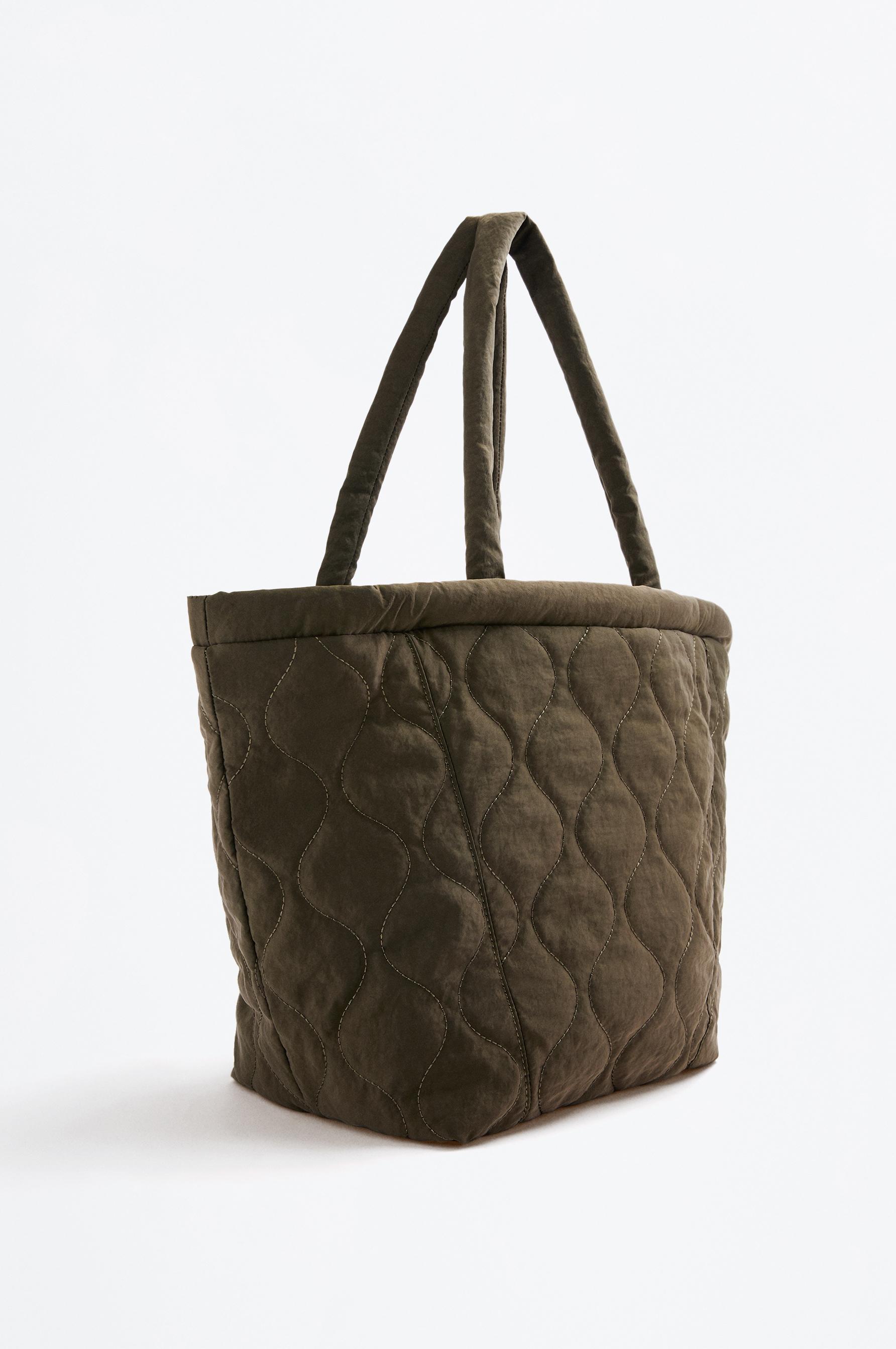 Bolso shopper nailon acolchado
