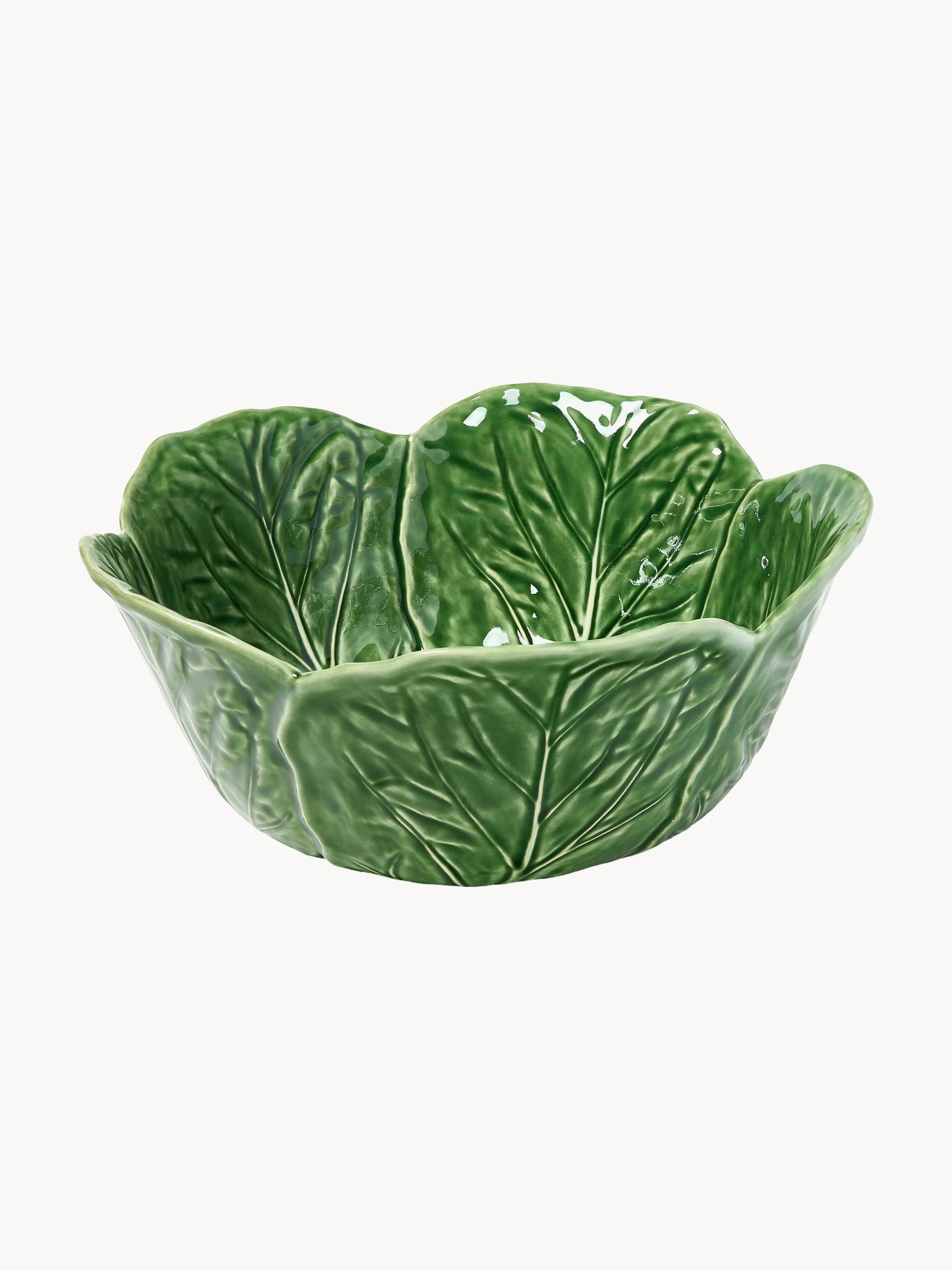 Handbemalte Salatschüssel Cabbage
