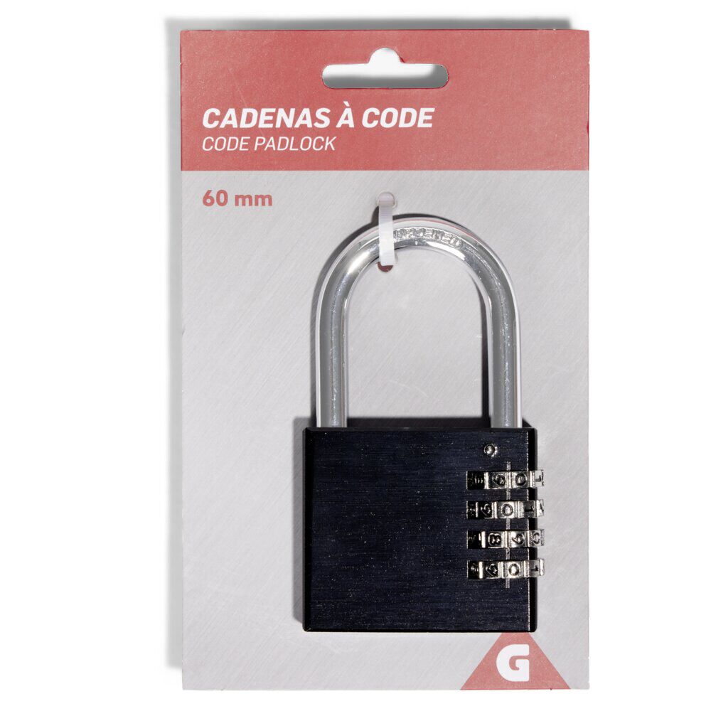 Cadenas à code 60mm fer