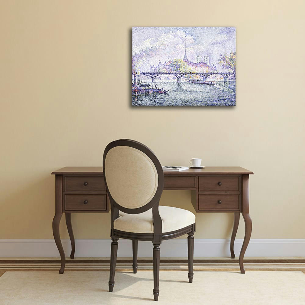 - Tableau Le Pont des Arts Paul Signac 80x100cm