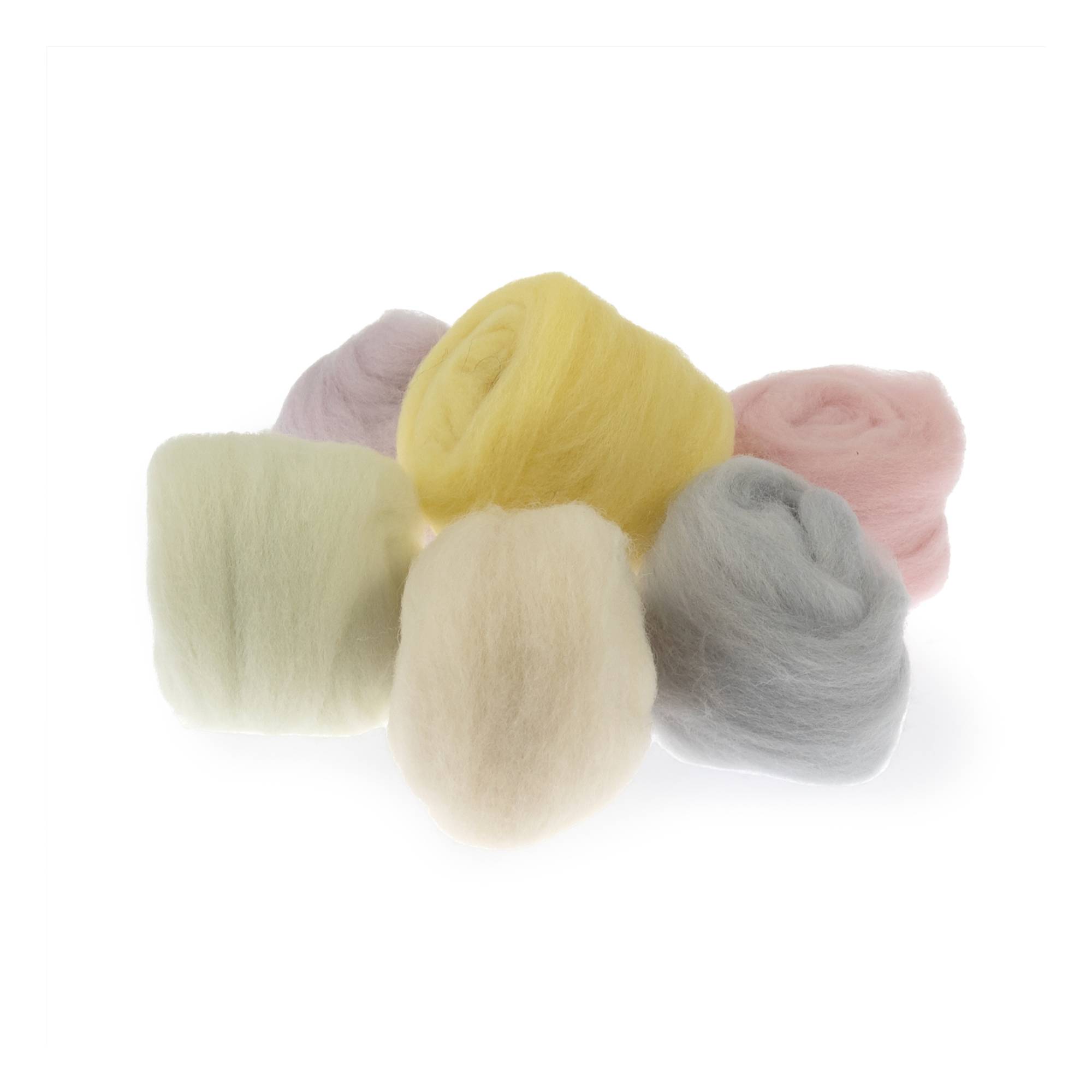 Pastel Felting Bumper Bag 6 Pack