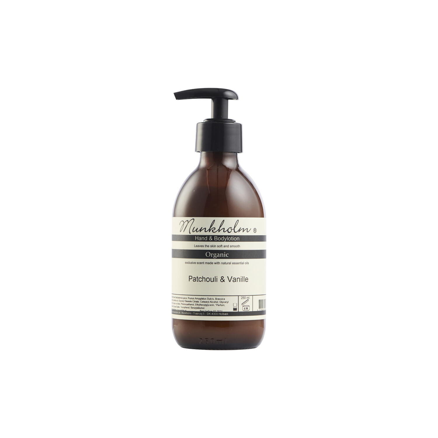økologisk lotion, patchouli & vanilla