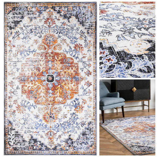 Dywan Do Salonu Modny Orientalny Vintage 120X170