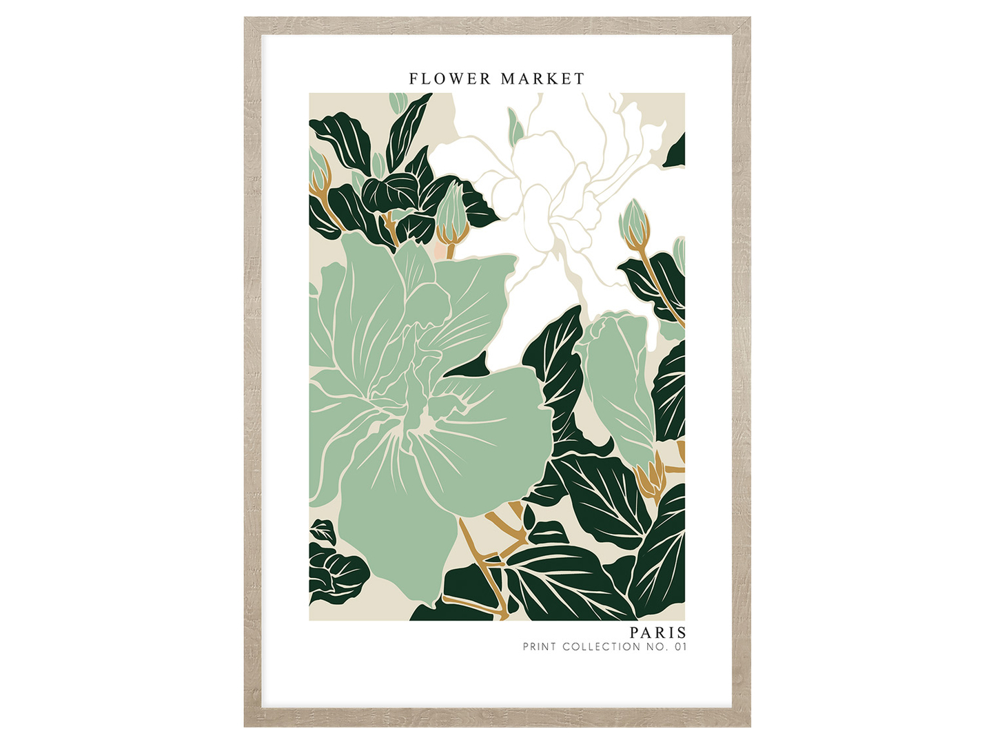 Obraz w ramie Paris Print Collection 53x73 cm