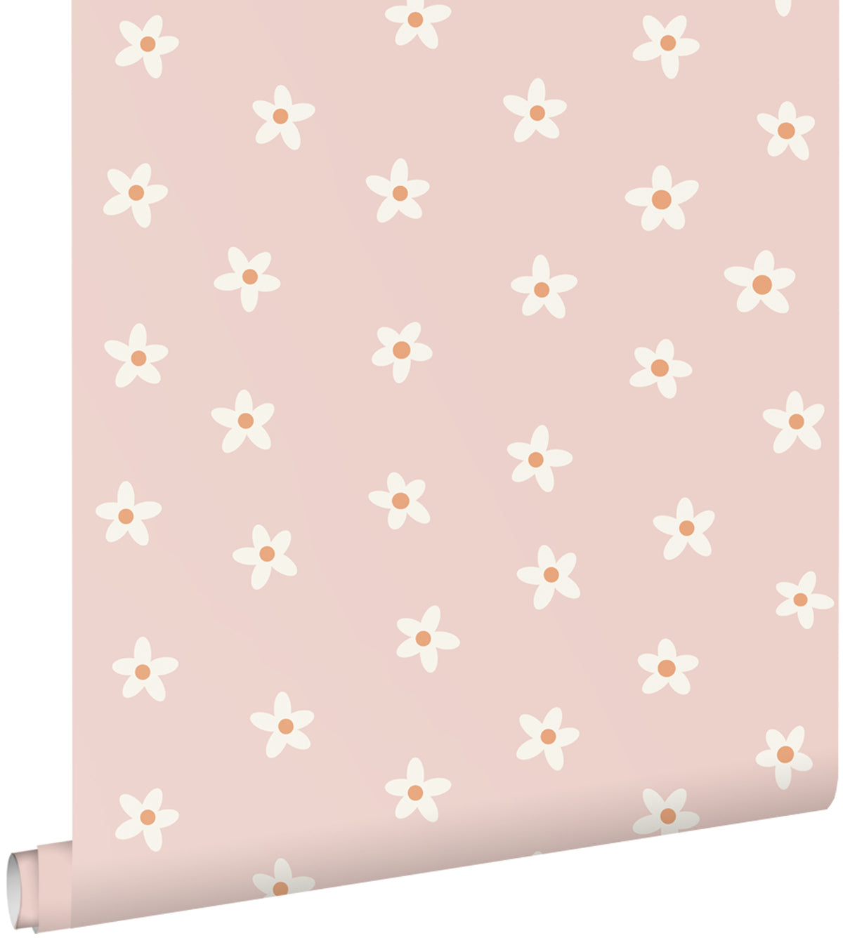 ESTAhome behang madeliefjes roze - 53 cm x 10.05 m - 131113