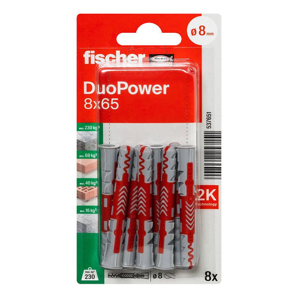 UNIVERSALPLUGG FISCHER DUOPOWER 8X65 KNV