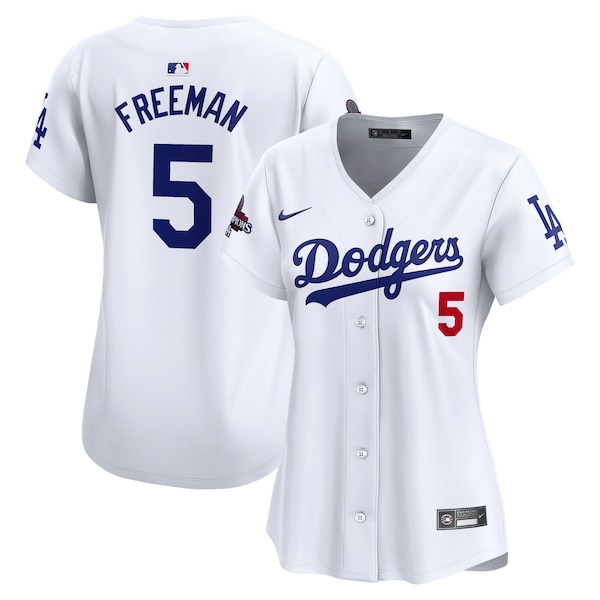 Freddie Freeman Los Angeles Dodgers Nike Women's 2024 World Series Champions Home Limited Player Jersey - White