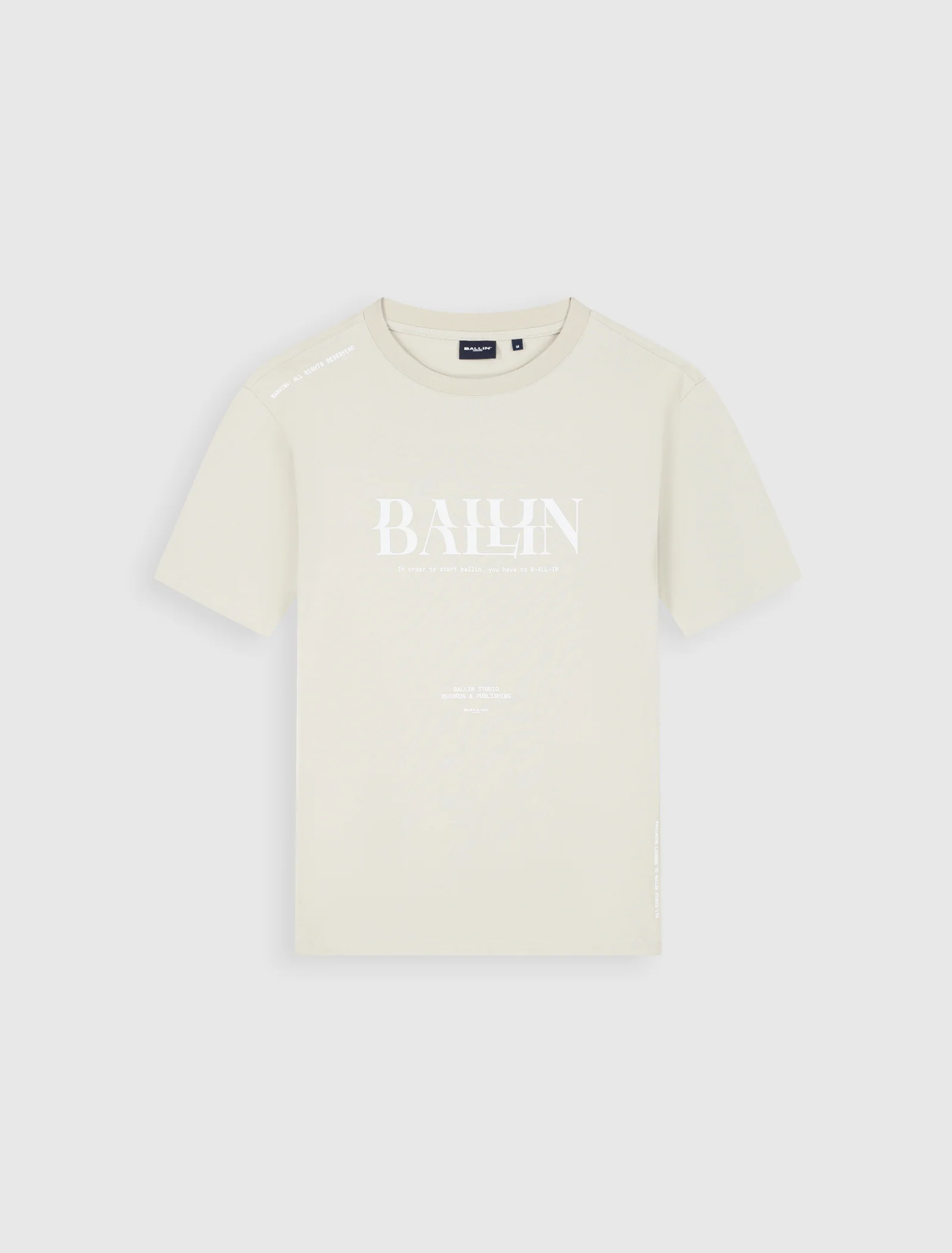 Glitch Logo T-shirt | Taupe