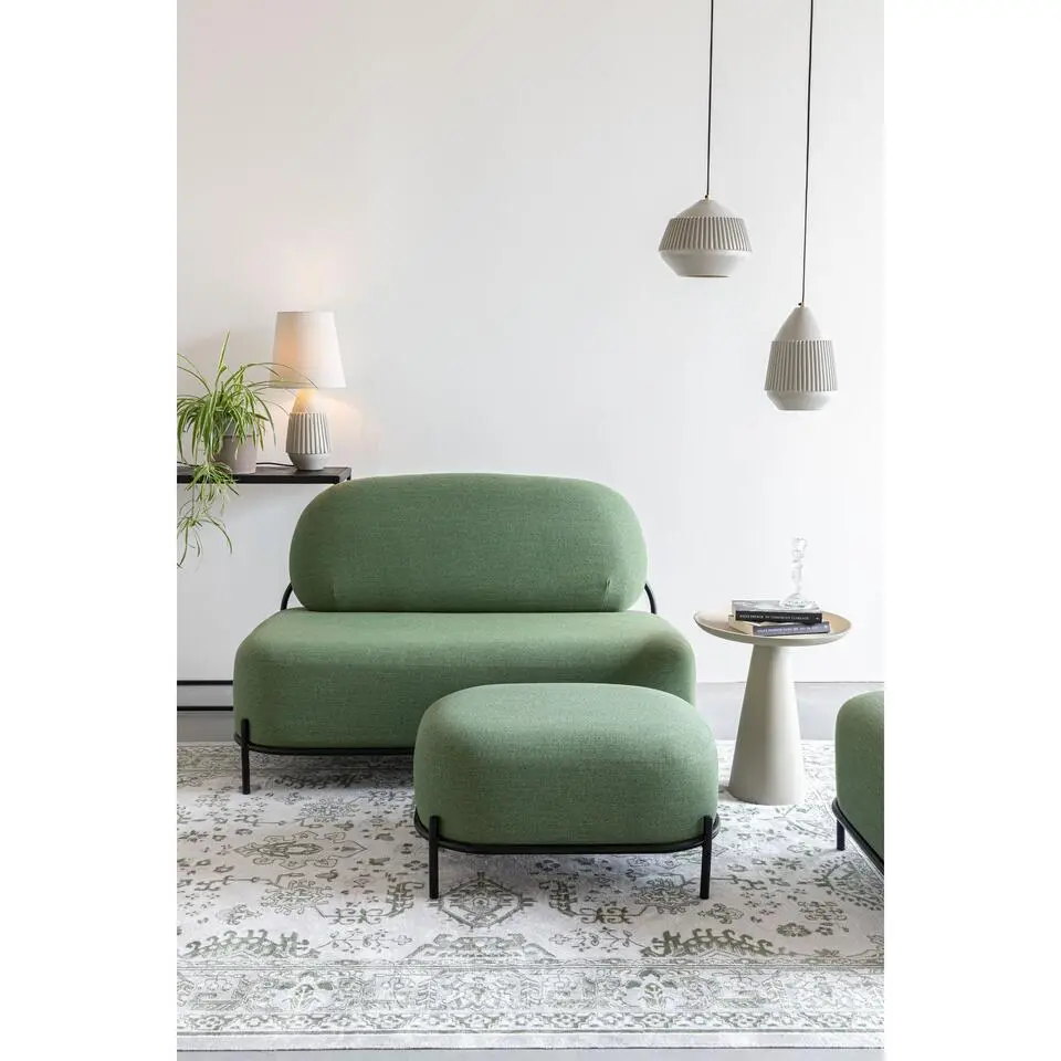 Housecraft Ringar Bijzettafel Rond Metaal 39,5x39,5 cm (L) Wit