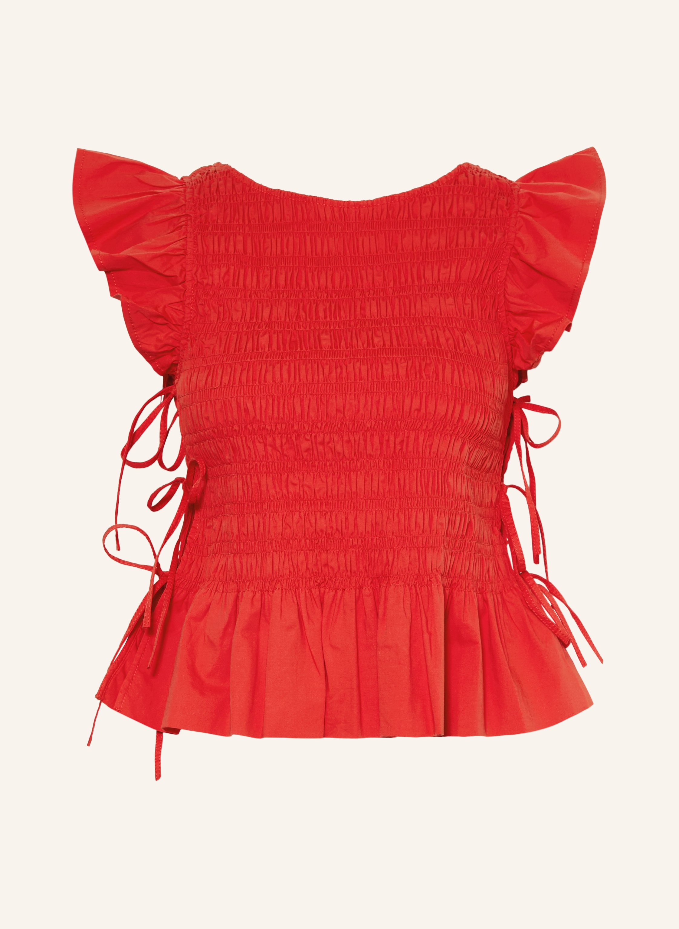 GANNI Blusenshirt mit Volants