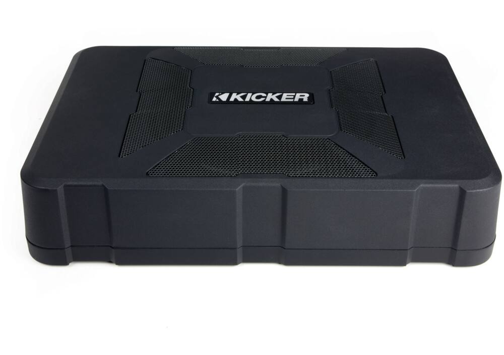 Kicker Powered Loaded Hideaway Enclosure, 8-in