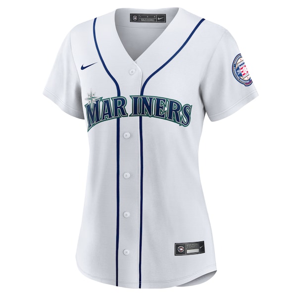Women's Seattle Mariners Ichiro Suzuki Nike White 2025 Baseball Hall of Fame Replica Jersey