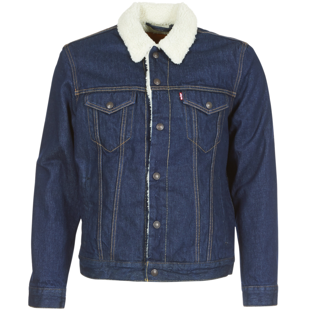 Levi's - TYPE 3 SHERPA TRUCKER - Marine
