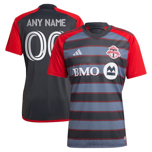 Toronto FC adidas 2024 Club Kit Replica Custom Jersey - Gray