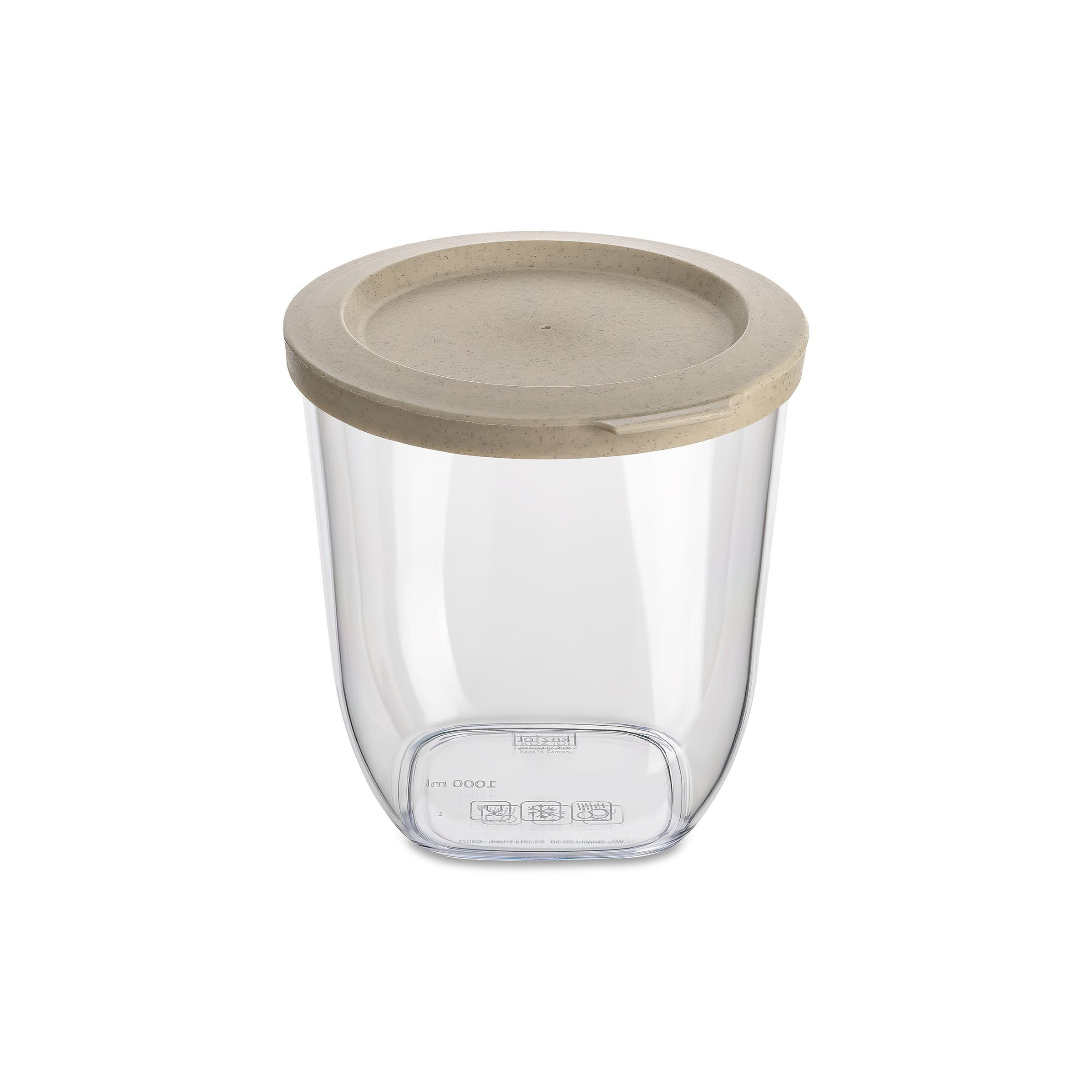 Pojemnik plastikowy na żywność sypką 1000 ml, KOZIOL