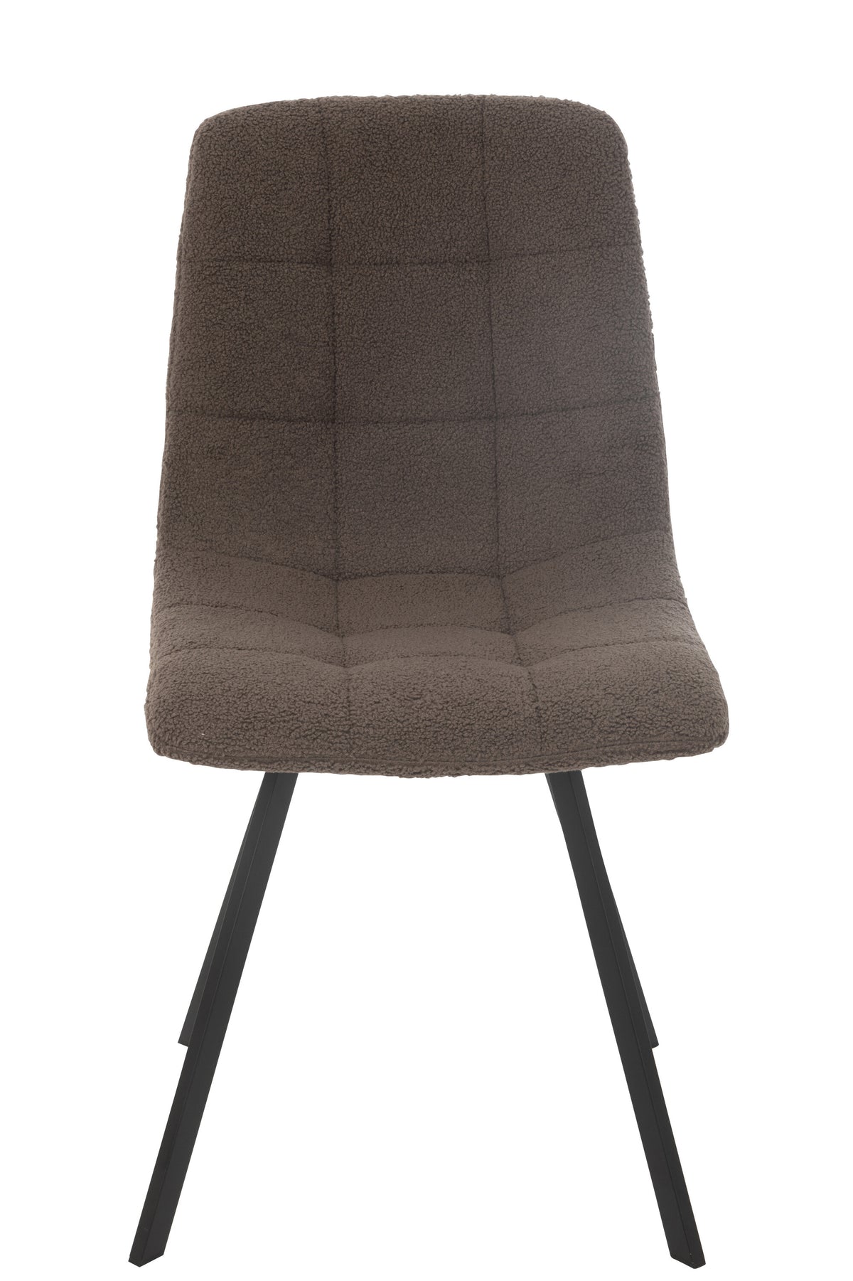 J-Line stoel Clark - metaal/polyester - taupekleur
