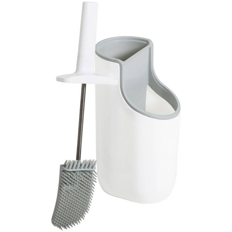 Addis Premium Toilet Brush With Cleaner Compartment - White