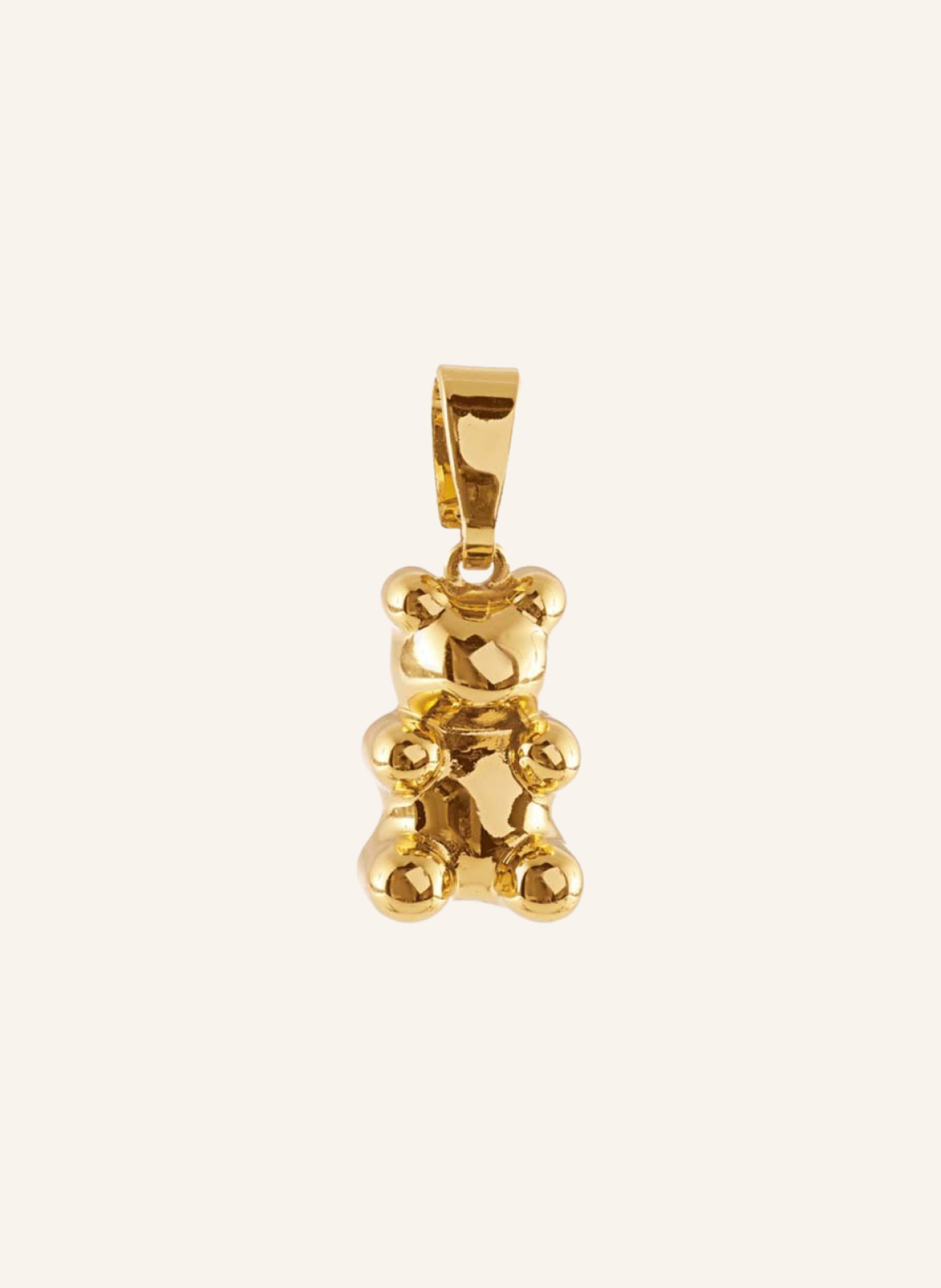 CRYSTAL HAZE Anhänger GOLDEN NOSTALGIA BEAR by GLAMBOU
