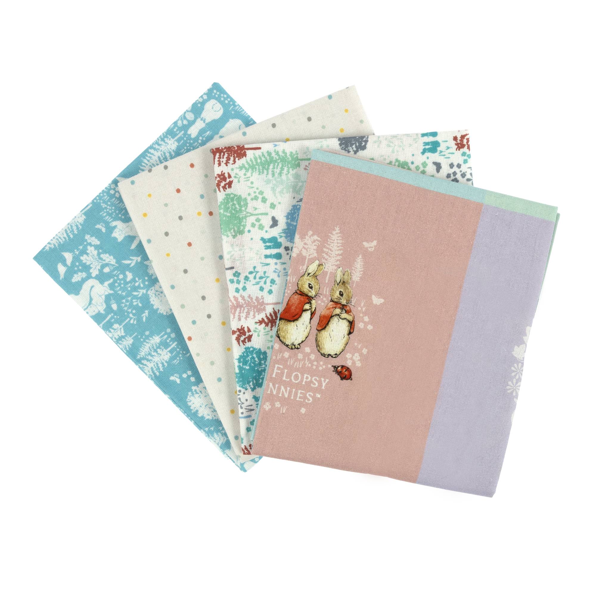 Peter Rabbit Spring Day Cotton Fat Quarters 4 Pack