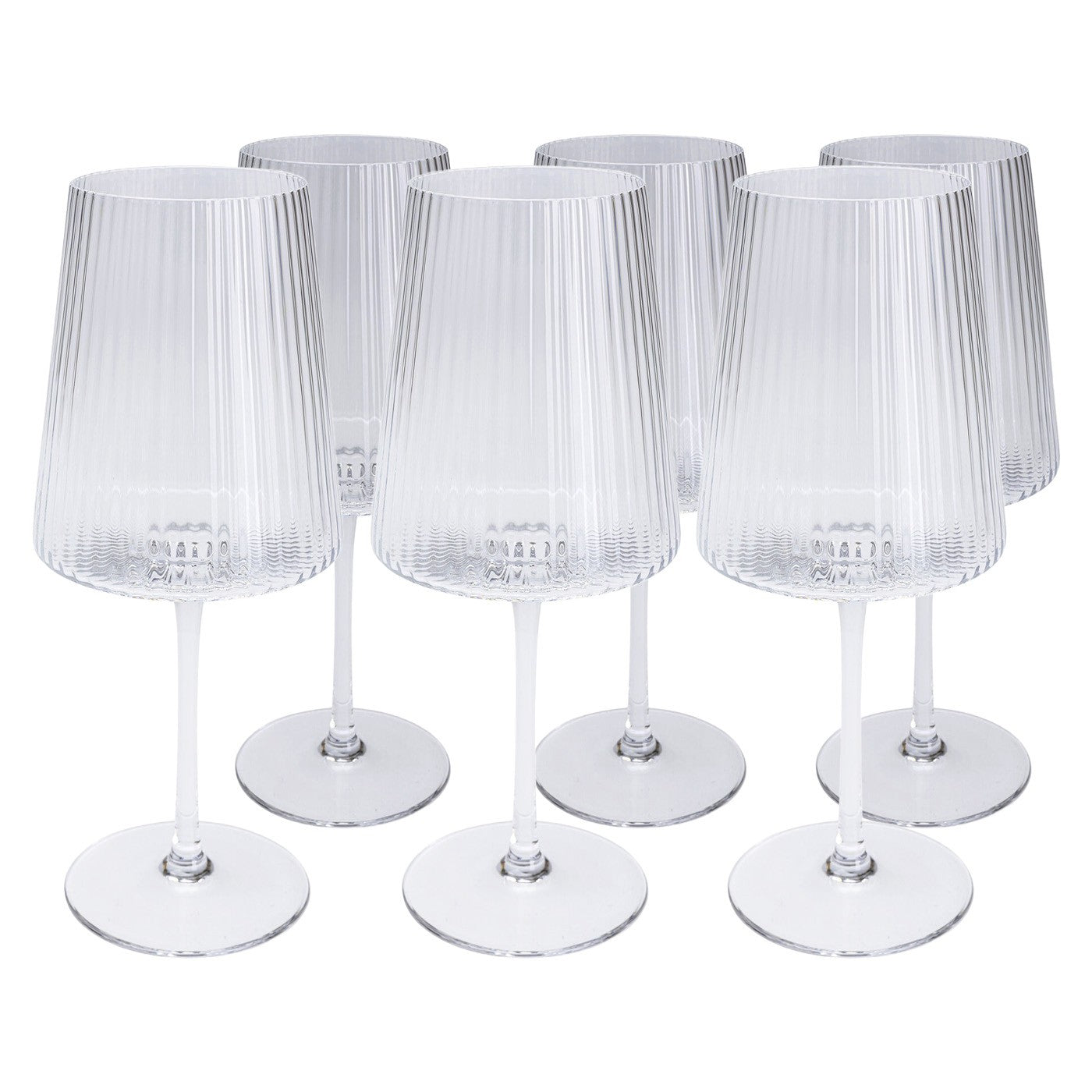 Kare Design Wijnglazen Riffle (6/set)