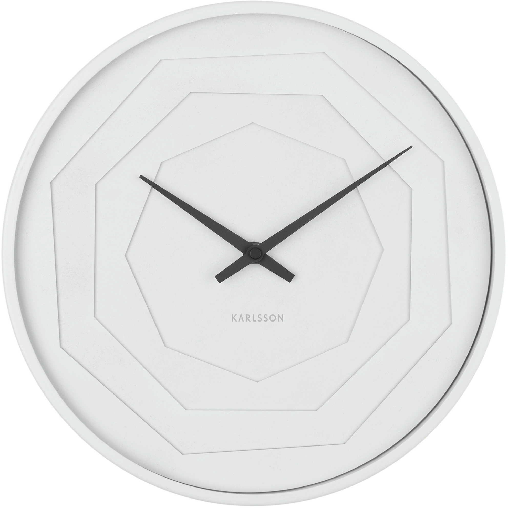 ORIGAMI - Horloge murale blanc