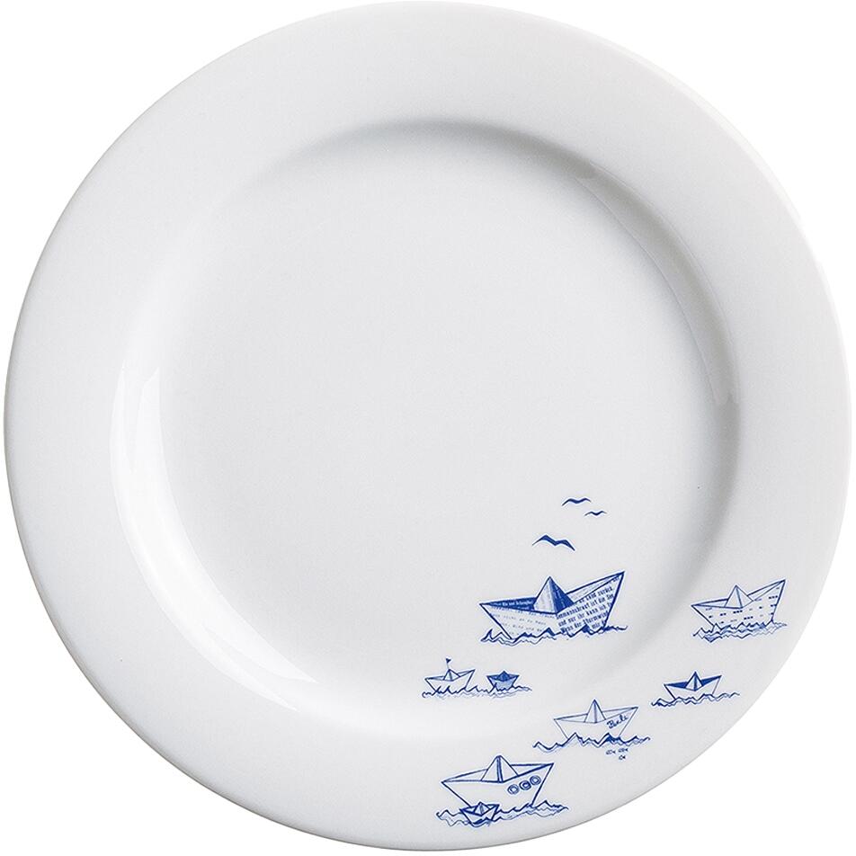 Kahla Ahoi Marie Brunch-Teller 23 cm Papierschiffchen