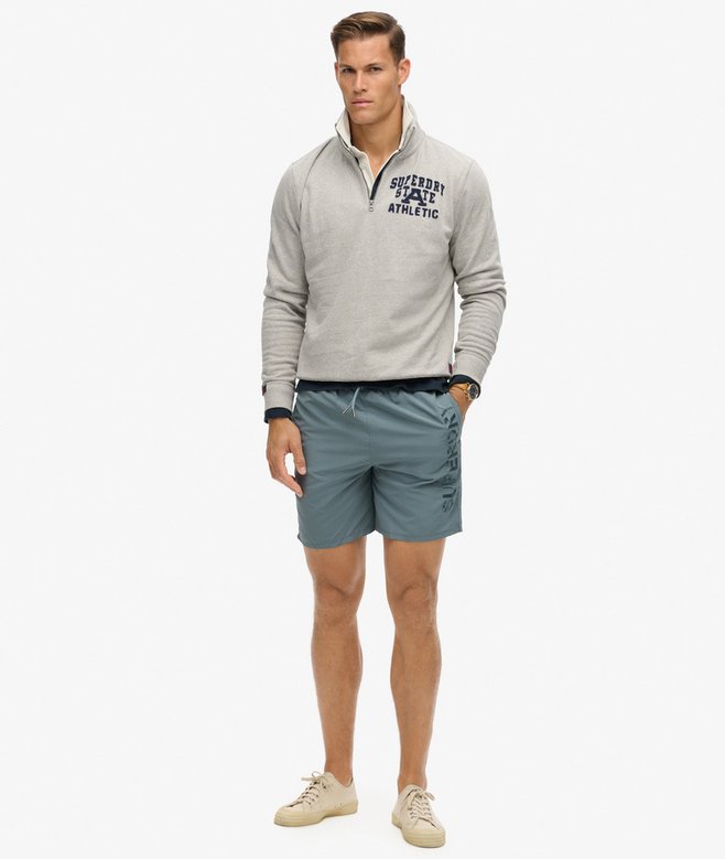 Premium Embroidered 17-inch Swim Shorts
