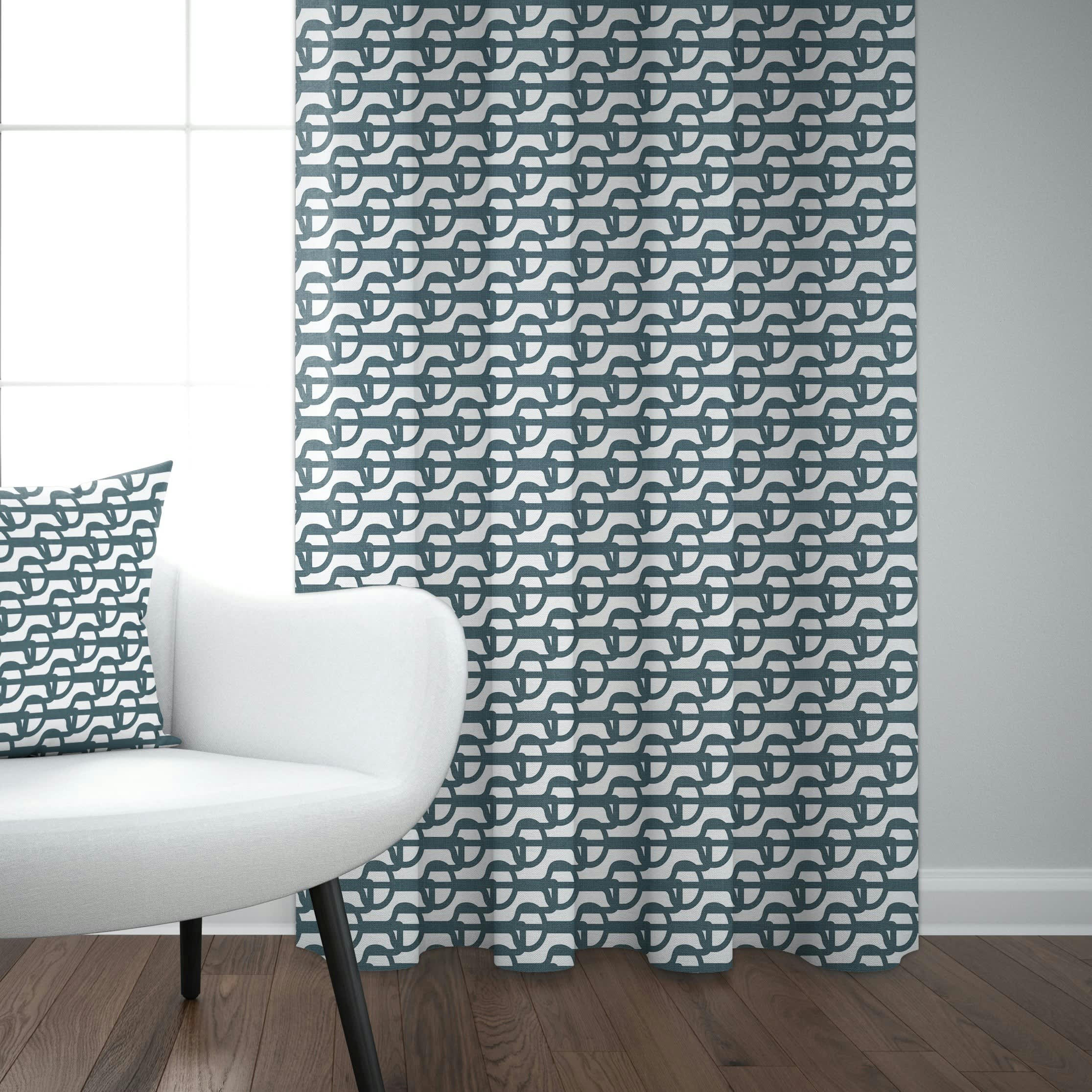 AMARRA - Rideau bleu 150x250