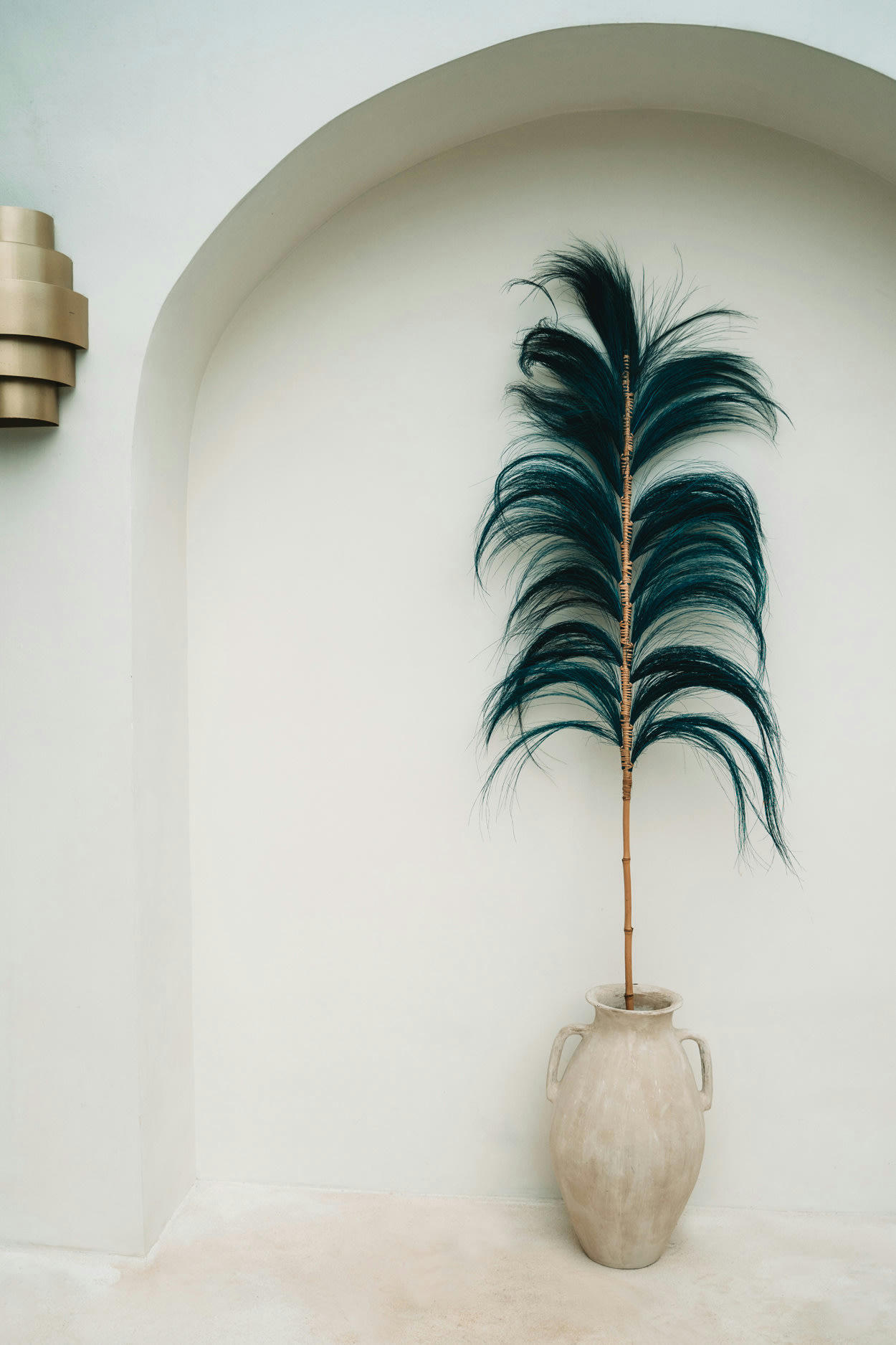 STUNNING LEAF - Feuille en herbe essence lot de 6