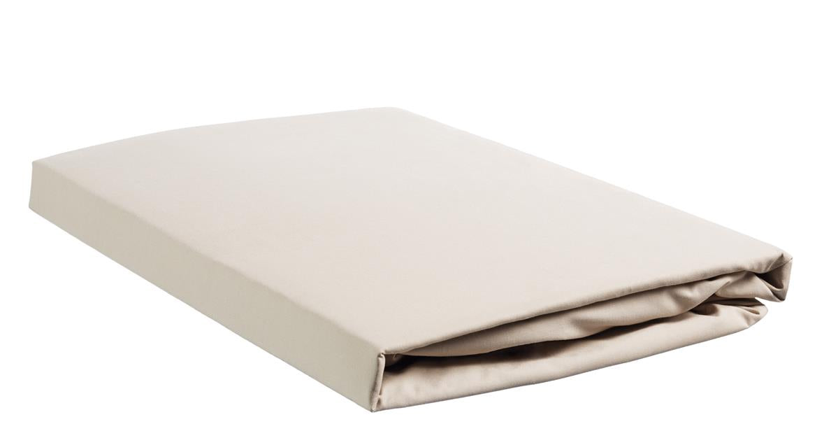 Ambiante splittopper hoeslaken AMBIANTE Jersey TDS - 200x200/210 cm - zand