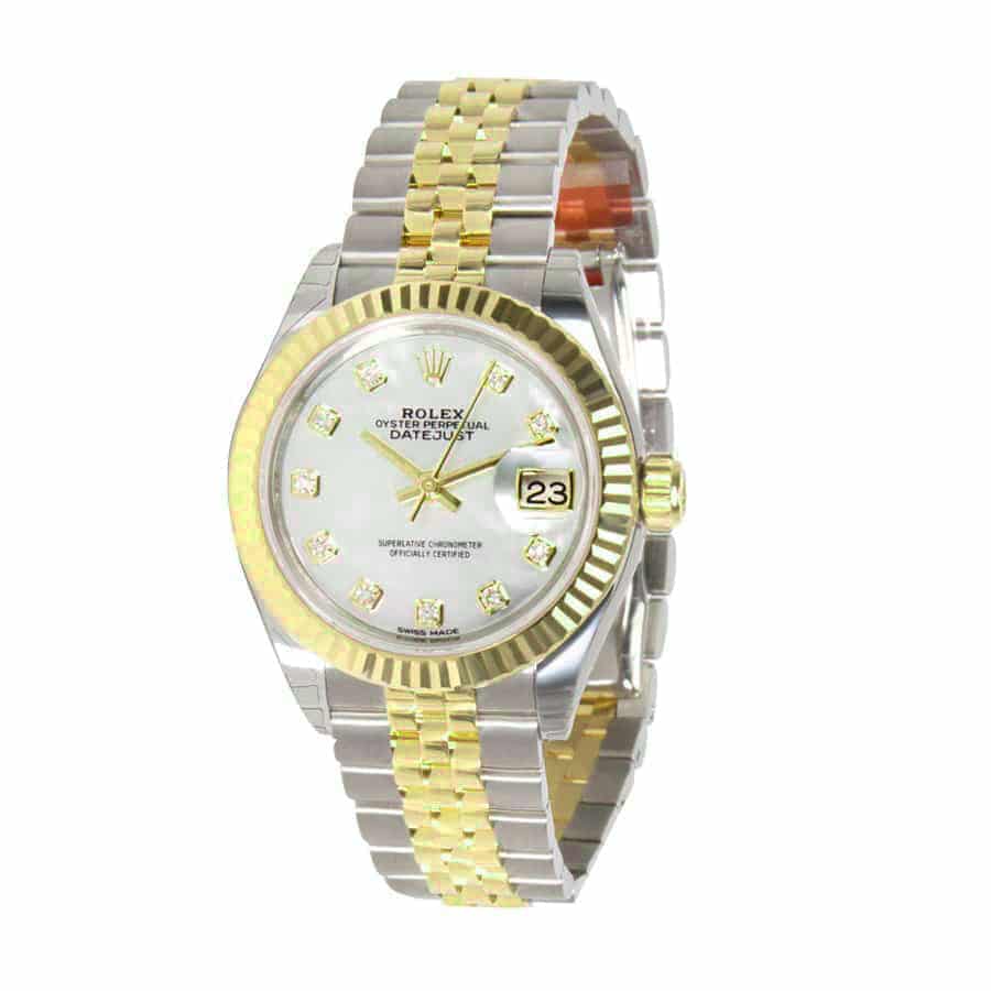 Rolex Lady-Datejust 279173 Silver Diamond Dial Deluxe Replica Edition