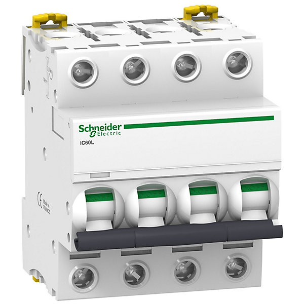 A9f94425 Schneider Ic60l Disjoncteur Tétrapolaire Schneider 25a - 4p - Courbe C - 25ka - à Vis