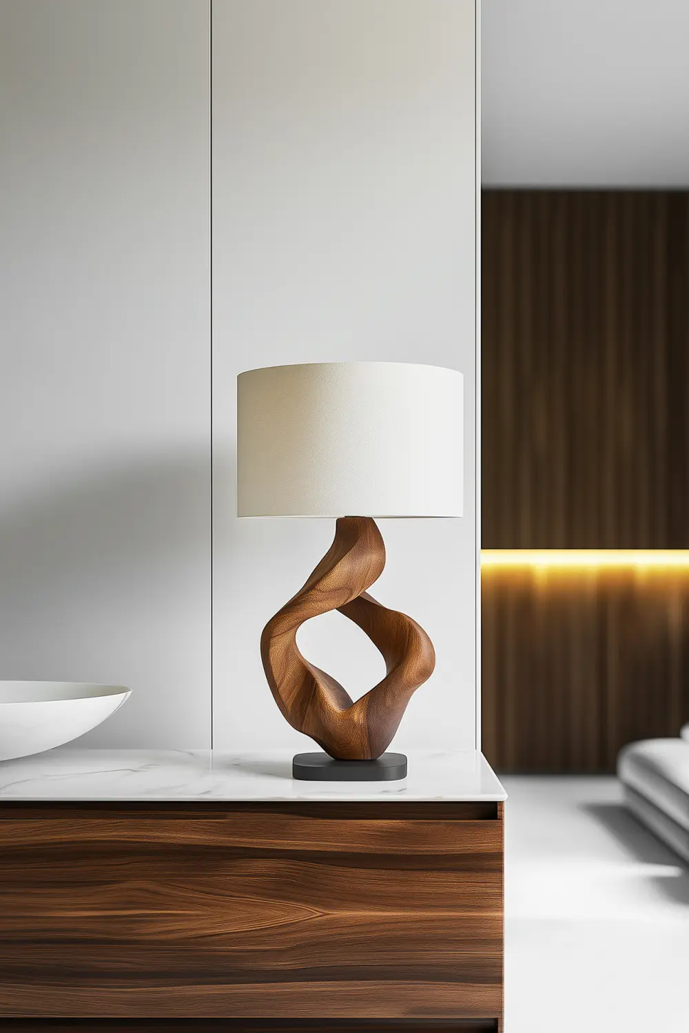 Wooden Art Lamp #WL106