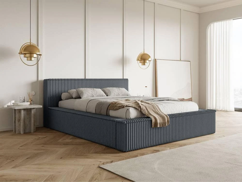 Bedframe Rafe ribstof 140 x 200 cm