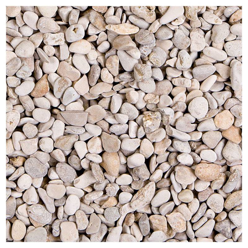 Palette 40 sacs Gravier mignonette Castle Rock beige et gris 8-12 mm 25 kg COBO GARDEN