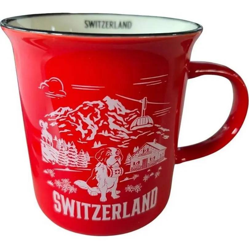 Tasse 12er-Set Switzerland