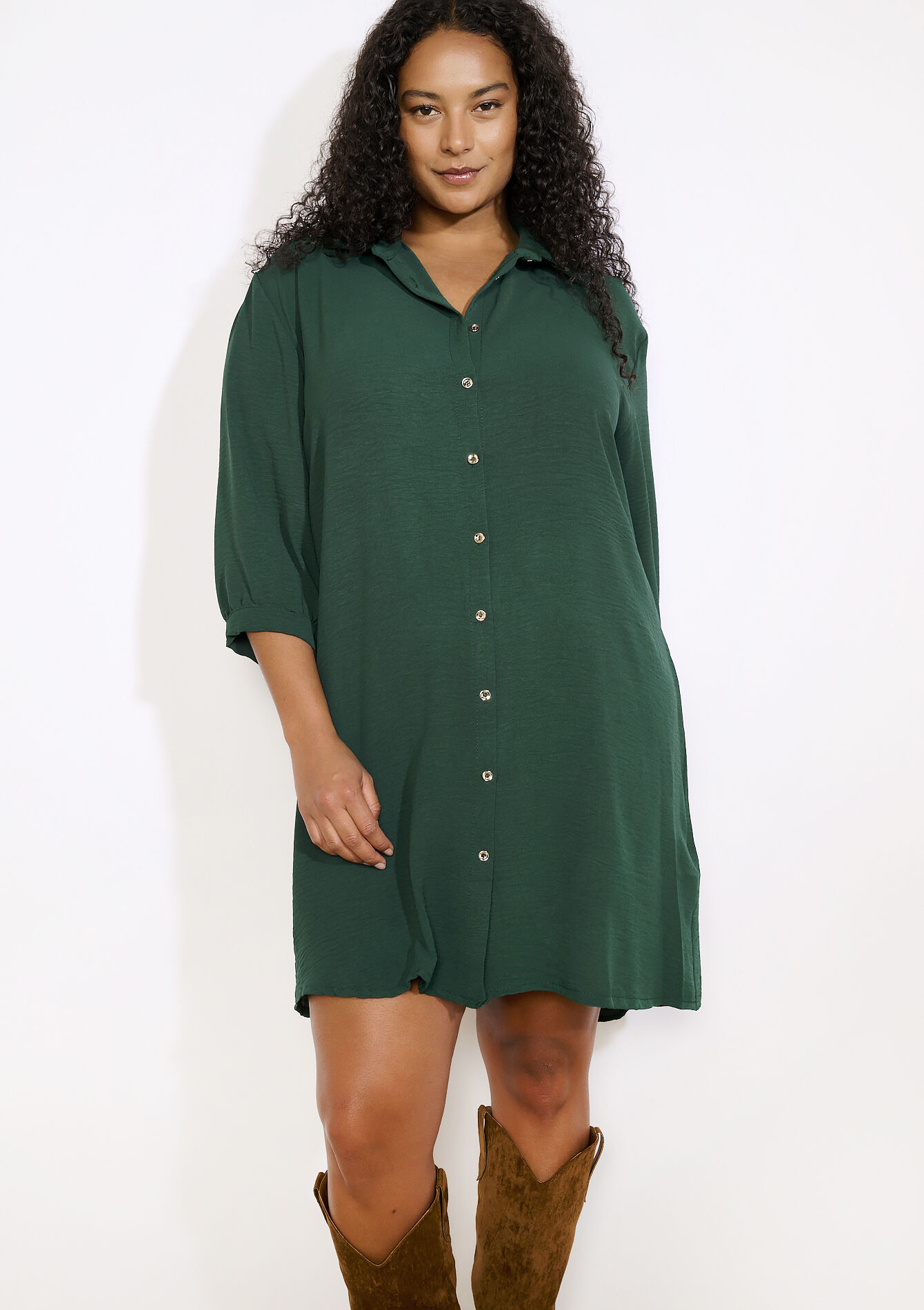 Oversized overhemdjurk