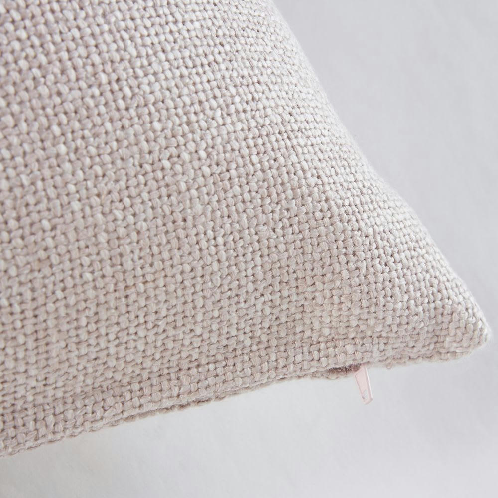 ANDY - Coussin rose poudré 45x45