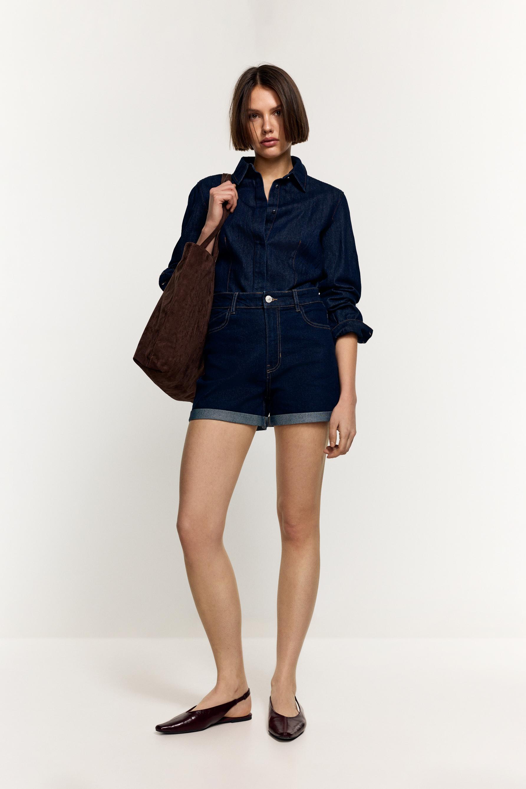 Short denim stretch
