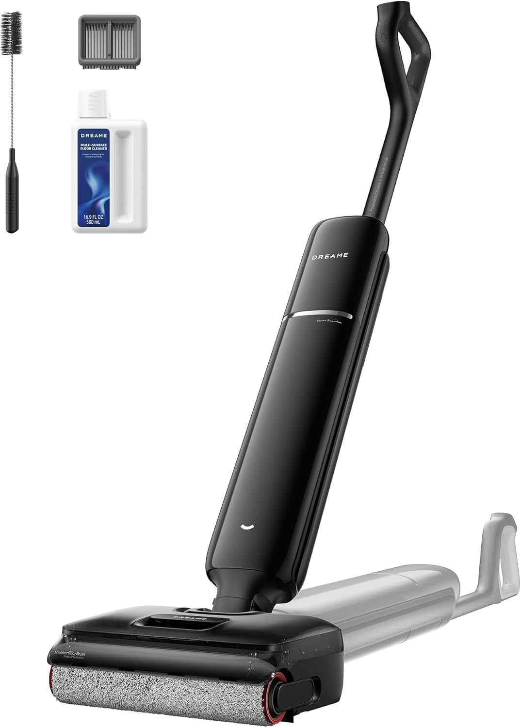 DREAME Aero Wet Dry Vacuum Cleaner, All-in-ONE Vacuum Mop for Wet & Dry Messes, 0 Hair Residue Great for Pet Owners, One-Press Self-Clean, 180° Lie Flat, 35mins Runtime for Hard Floor Cleaning