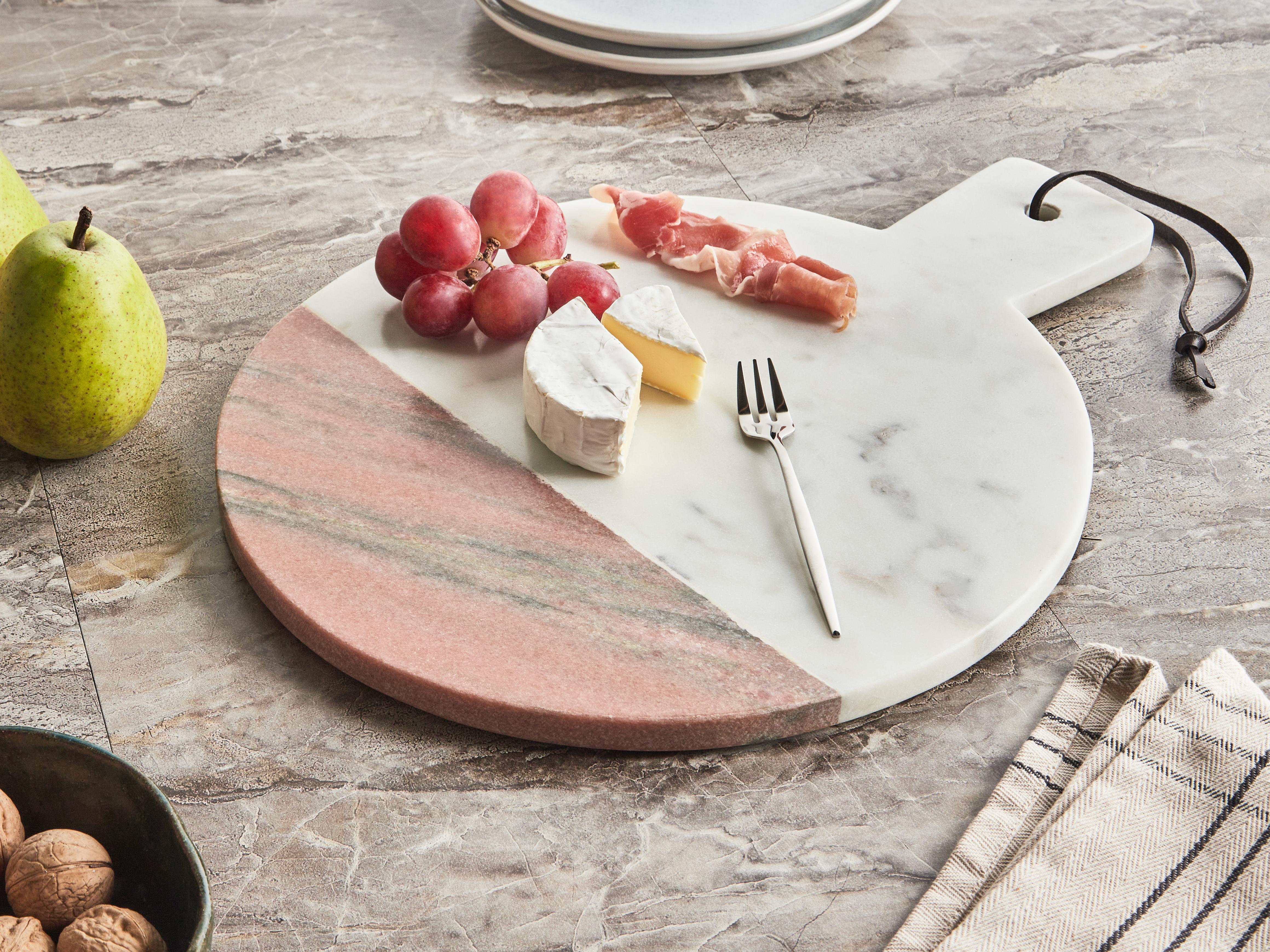 Serving Tray ACHARNES Stone White Marble