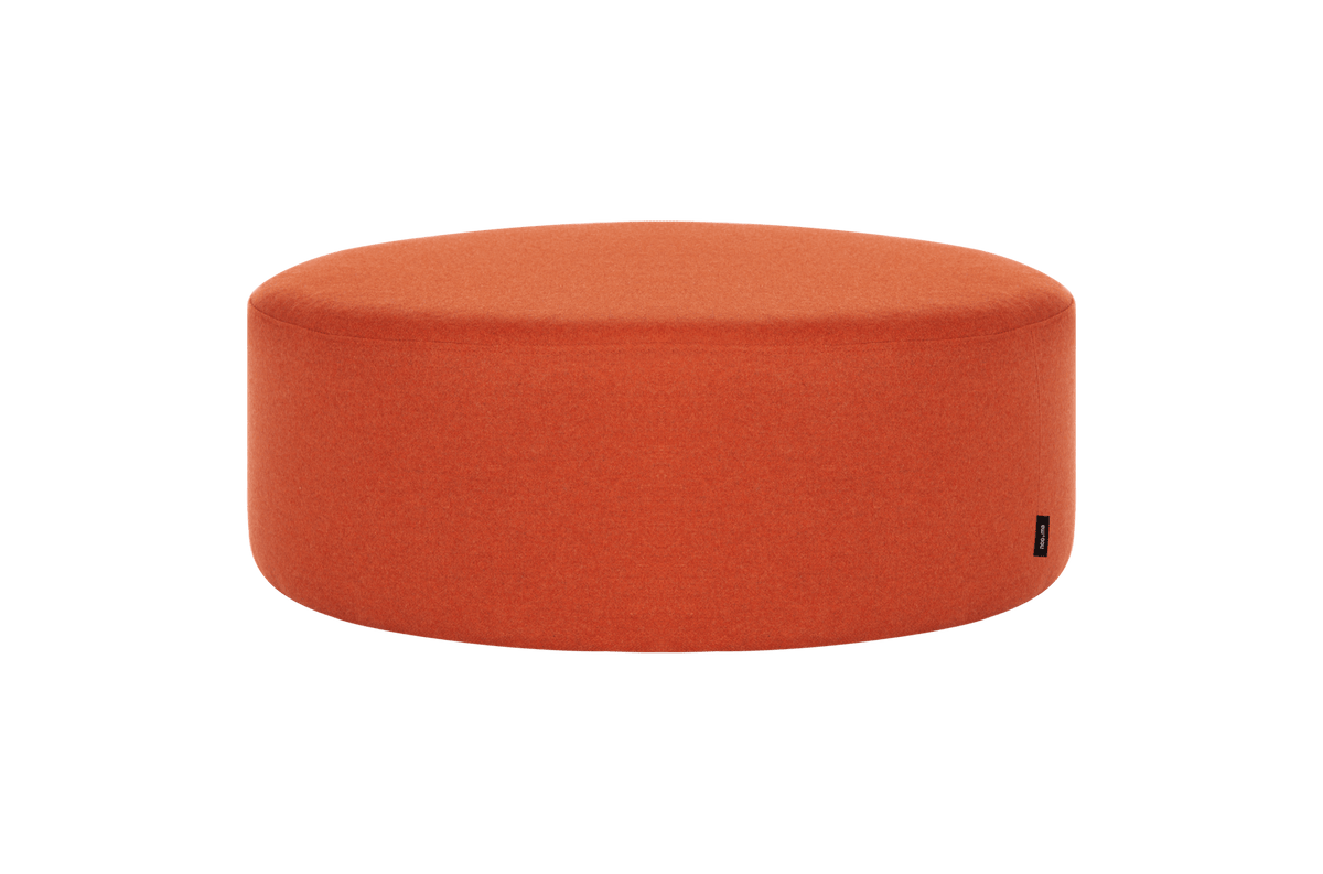 noo.ma FOLK Poef - Terracotta Wool