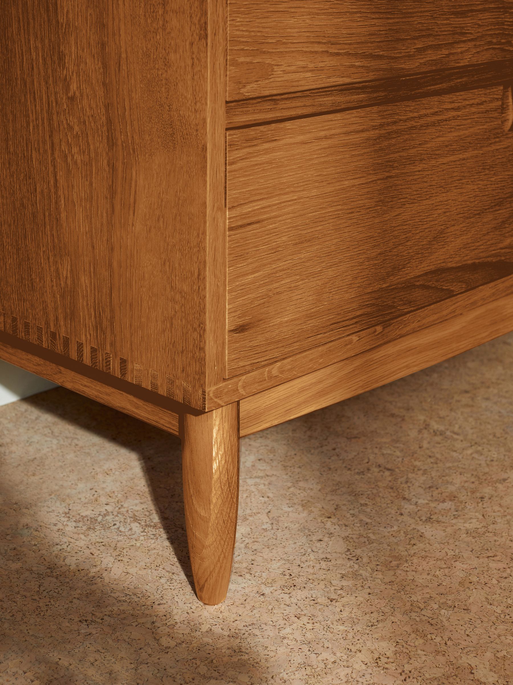 Penn 9 Drawer Chest in Dark Stain Oak