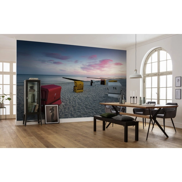 Vliestapete »Ostseetraum«, Breite 450 cm, seidenmatt