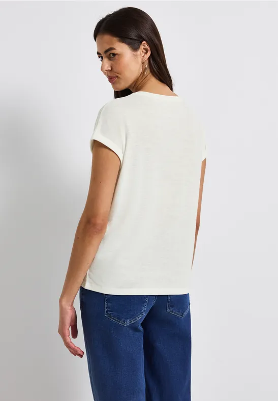 T-Shirt mit Folien Wording