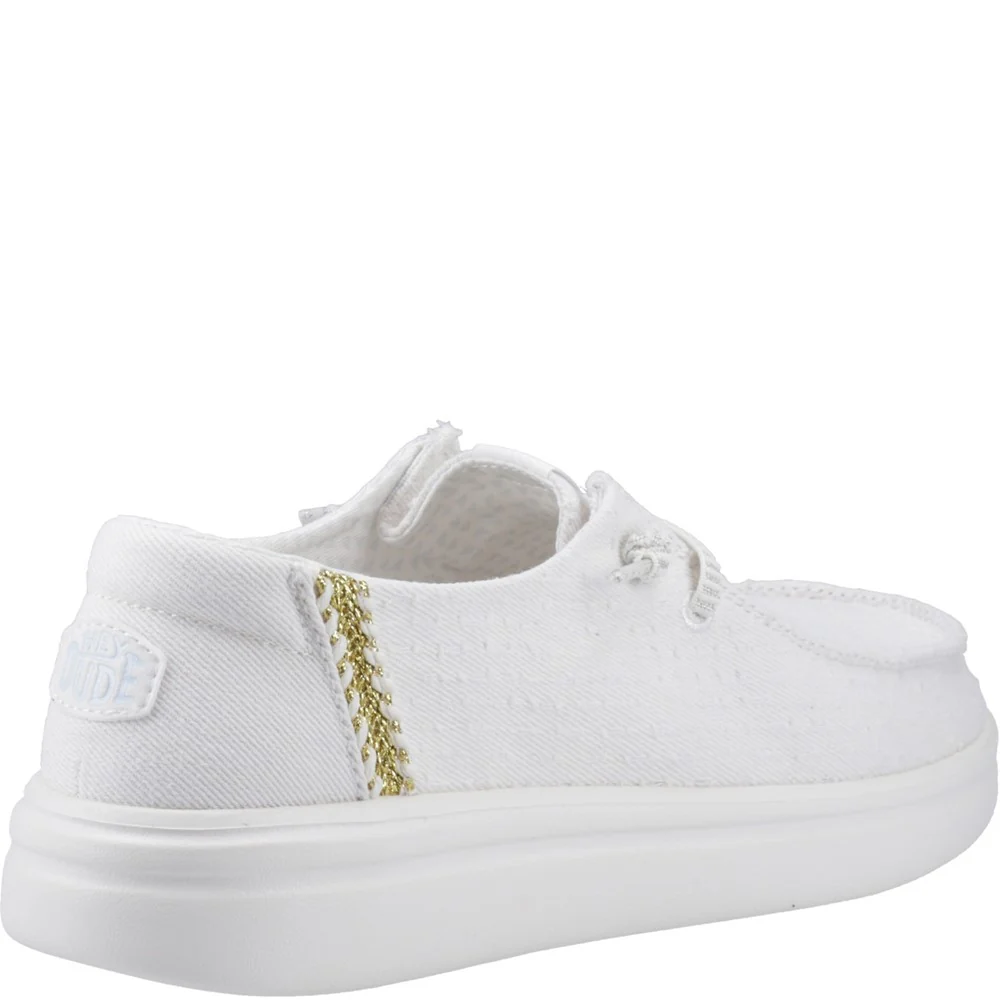 HEYDUDE Wendy Rise Perf Canvas Shoes