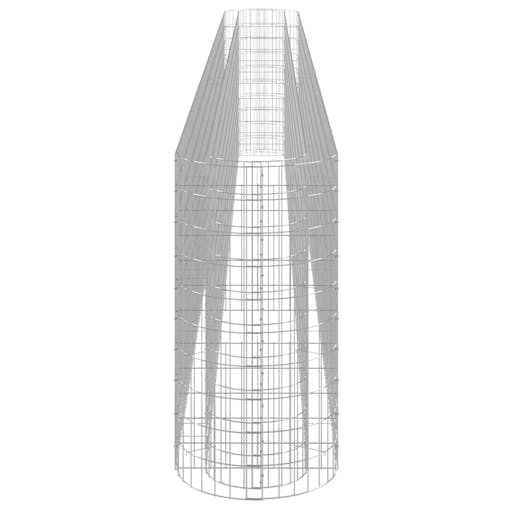 NNEVL Gabion Raised Bed Galvanised Iron 610x50x100 cm