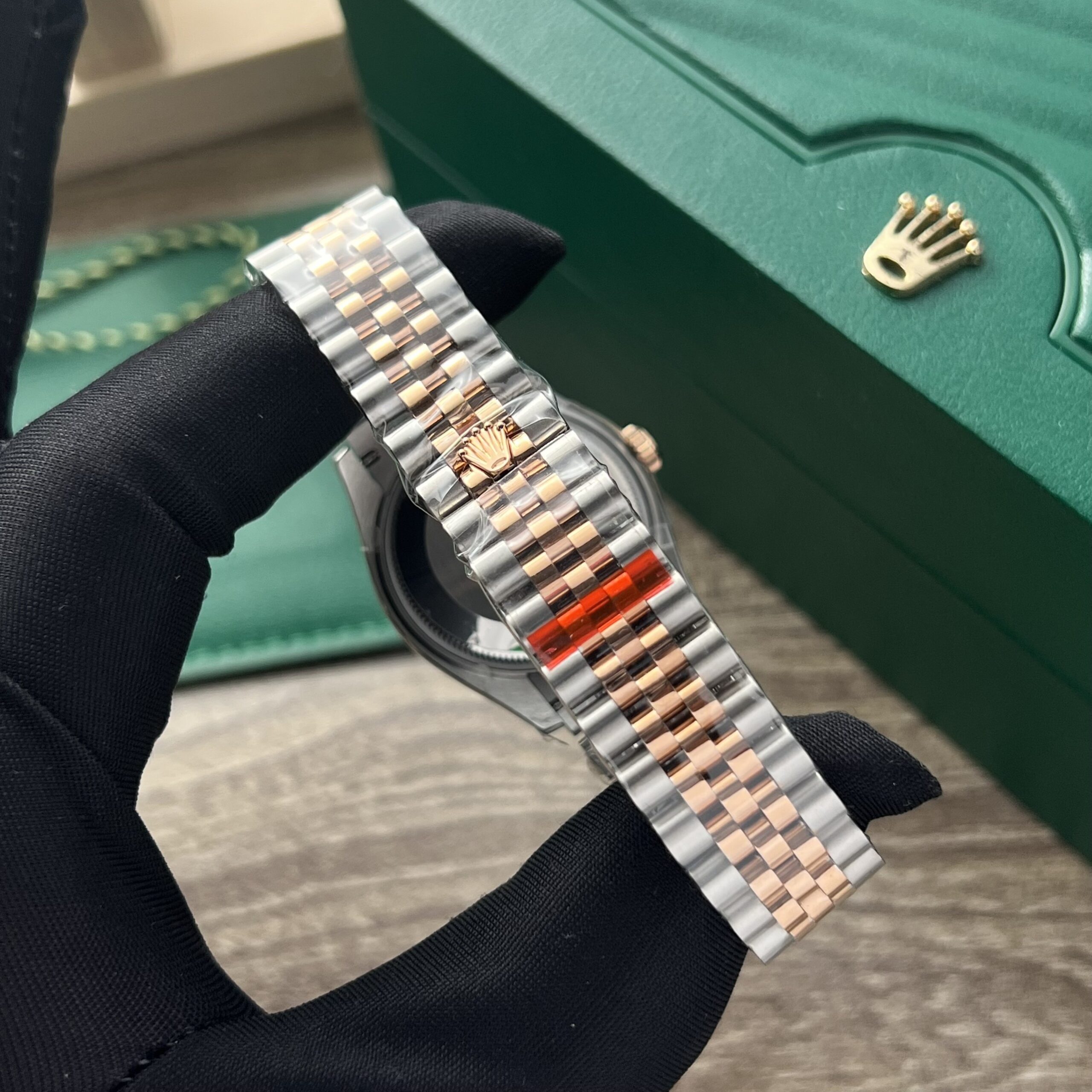 Rolex Datejust SS/RG Plated MOP Dial Diamonds 31mm Jub Replica