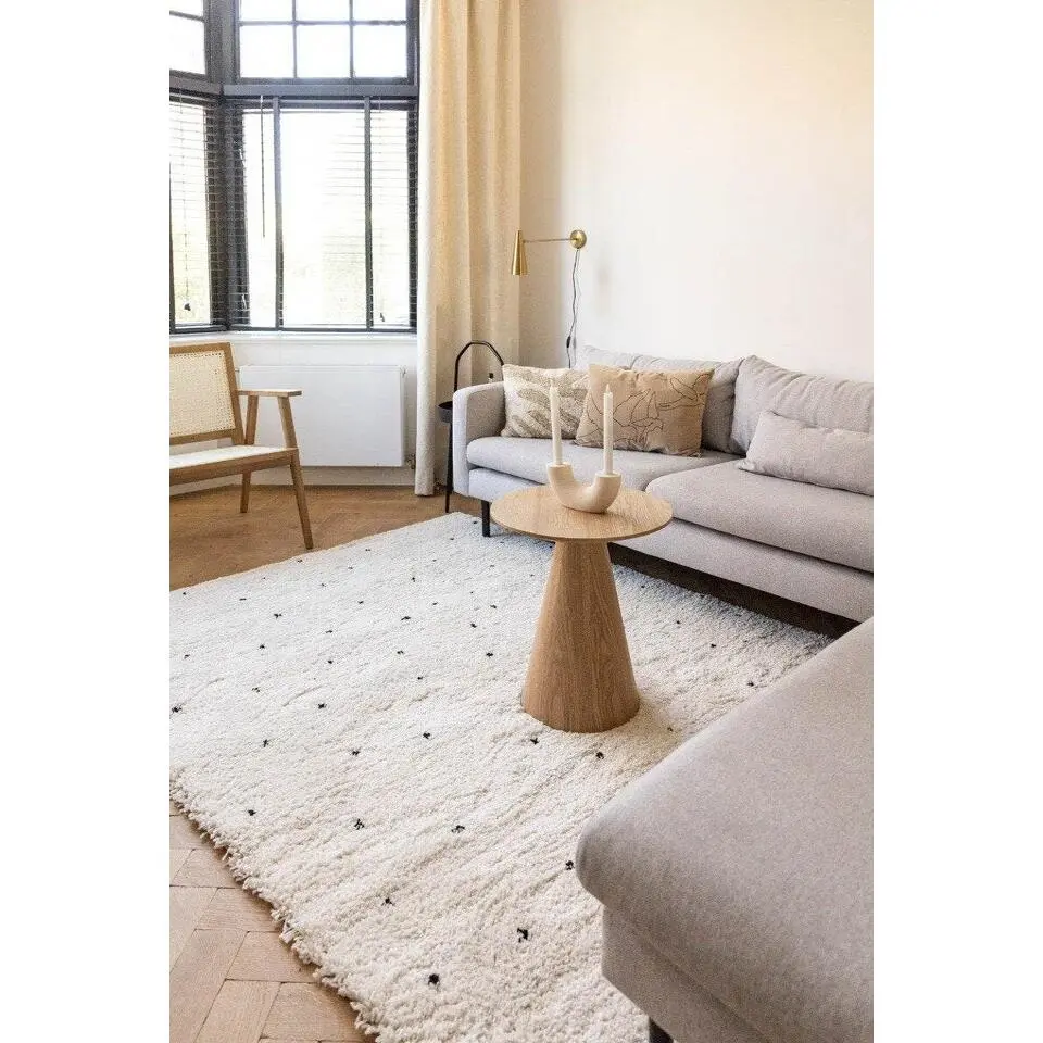 Interieur05 Kindervloerkleed Cream/Zwart 120x170cm - (S) - Dots