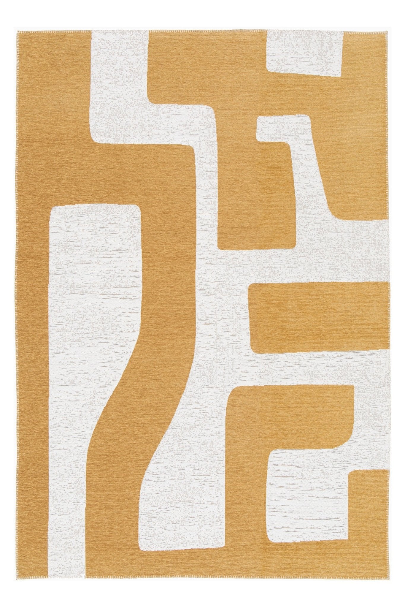 AFK Living vloerkleed Dedale - voor binnen en buiten - geel - 200 x 290 cm
